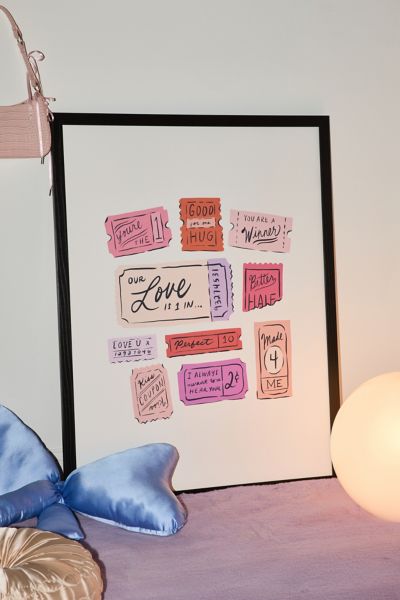 KrissyMast Ticket To Love Art Print