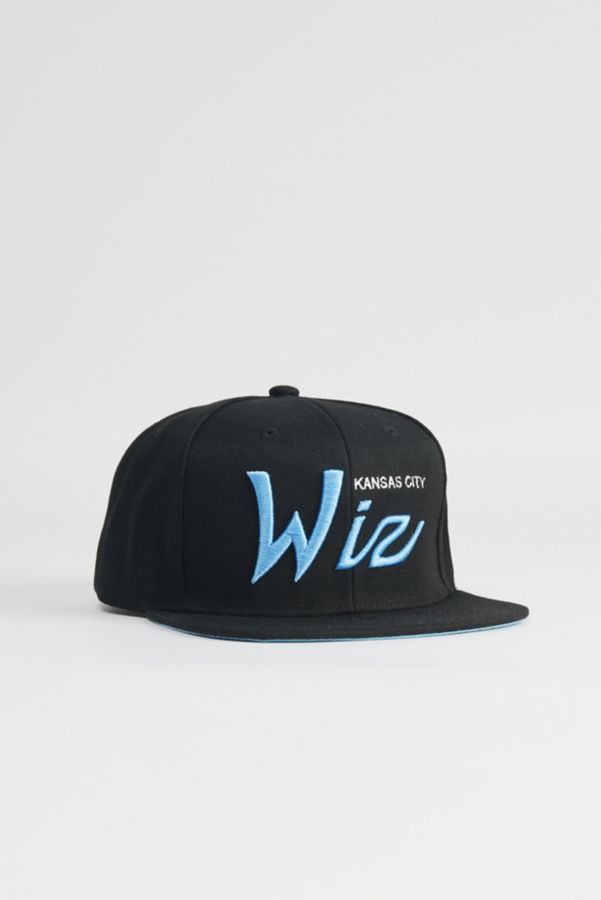 Slide View: 1: Mitchell & Ness Kansas City Wiz Foundation Script Hat