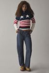 Thumbnail View 3: Tommy Jeans Star & Stripe Knit Quarter Zip Pullover Sweater