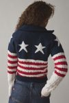 Thumbnail View 4: Tommy Jeans Star & Stripe Knit Quarter Zip Pullover Sweater