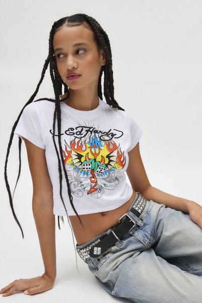 T-shirt pour bébé Ed Hardy avec graphique de dés