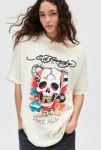 Thumbnail View 4: Robe T-Shirt Ed Hardy Graphique Crâne