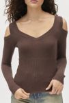 Thumbnail View 3: Silence + Noise Jasmine Cold Shoulder Sweater