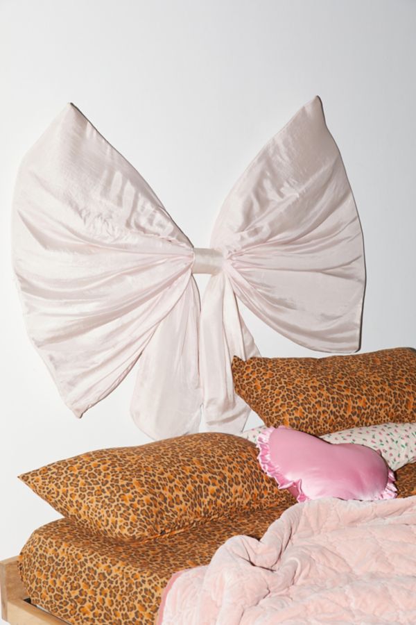 Slide View: 2: Bow Upholstered Floating Headboard