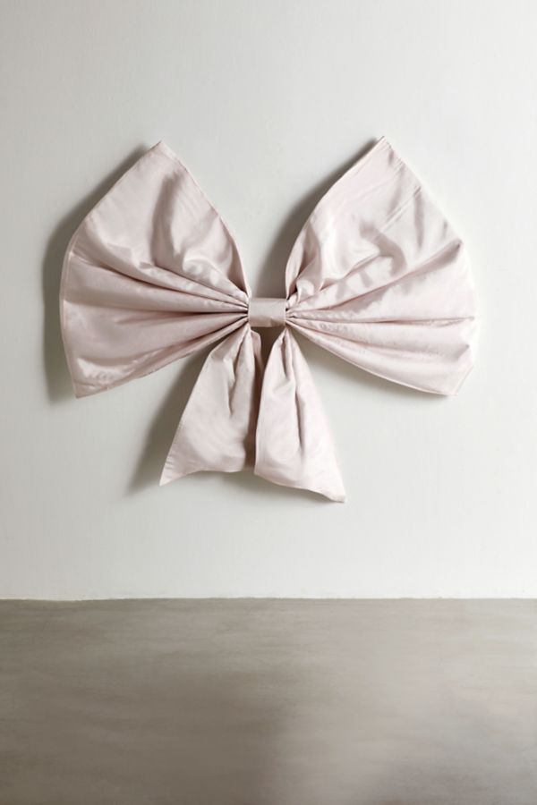 Slide View: 3: Bow Upholstered Floating Headboard