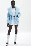 Thumbnail View 4: Kimchi Blue Amelia Faux Fur Trimmed Fleece Coat