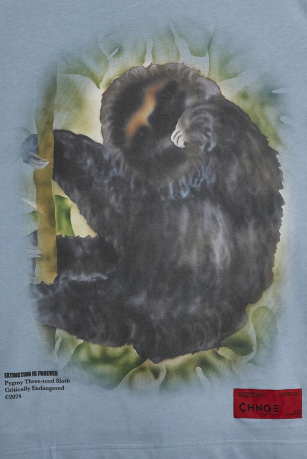 Slide View: 2: T-shirt CHNGE UO Exclusif Faune en Voie de Disparition