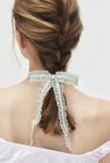 Thumbnail View 1: Textured Lace Bow Hair Clip