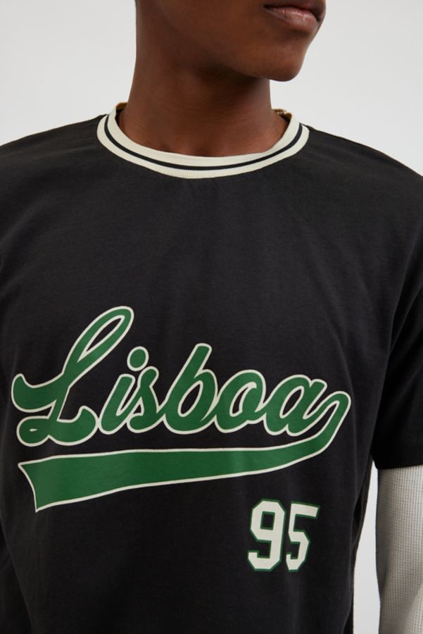 Slide View: 4: T-shirt Ringer Lisboa