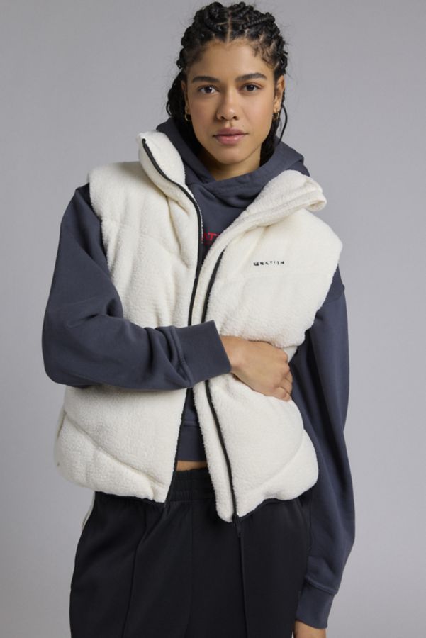 Slide View: 4: P.E Nation Fortune Fleece Vest