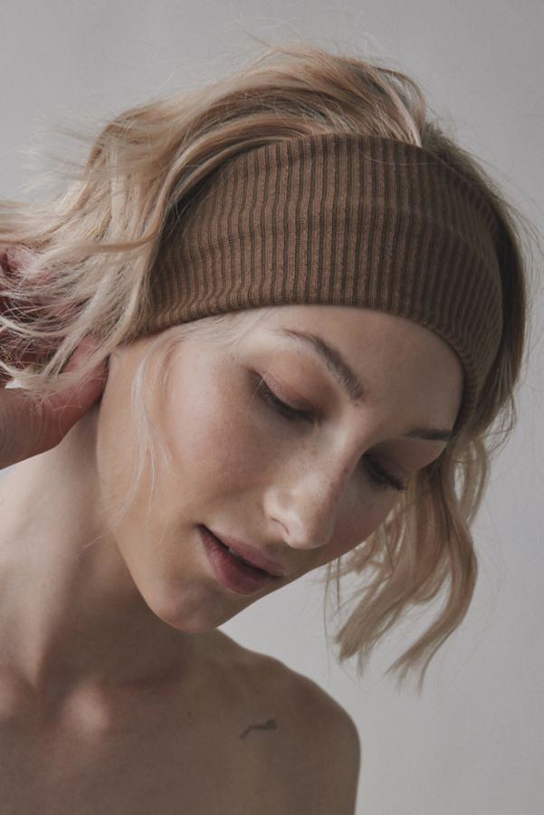 Slide View: 1: Ribbed Soft Headband