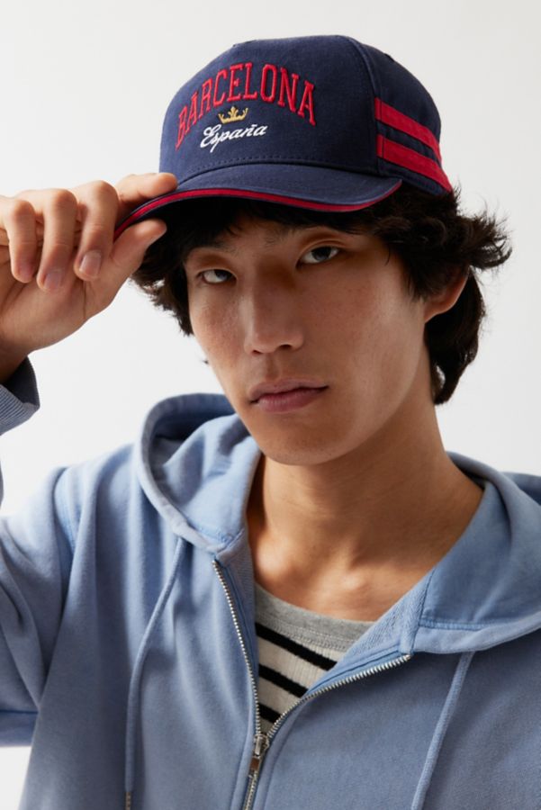 Slide View: 1: American Needle Barcelona Striped Baseball Hat