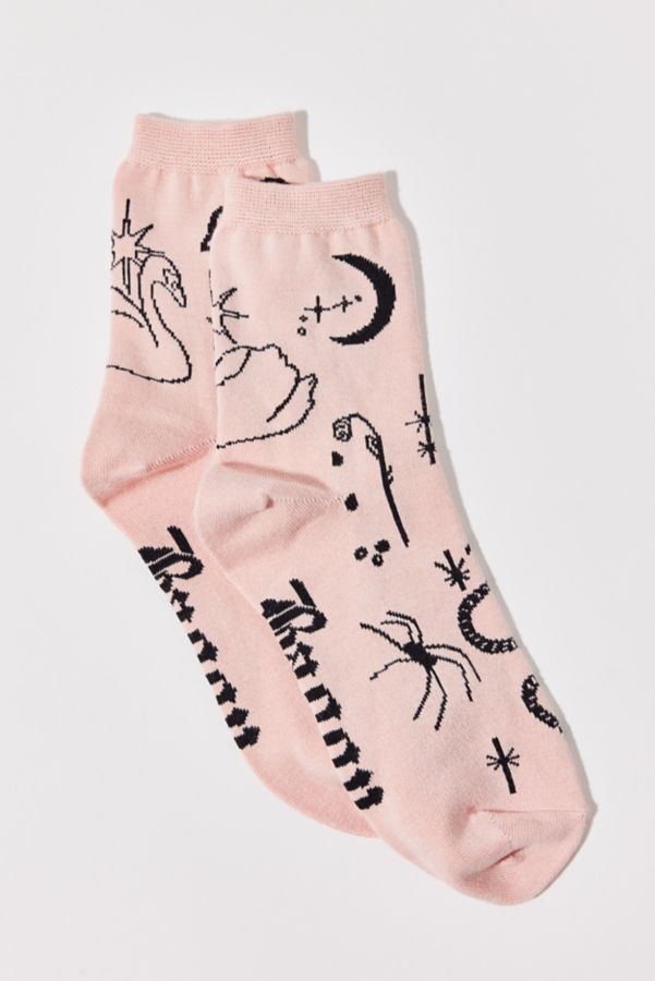 Slide View: 2: BAGGU Ballet Icons Crew Sock