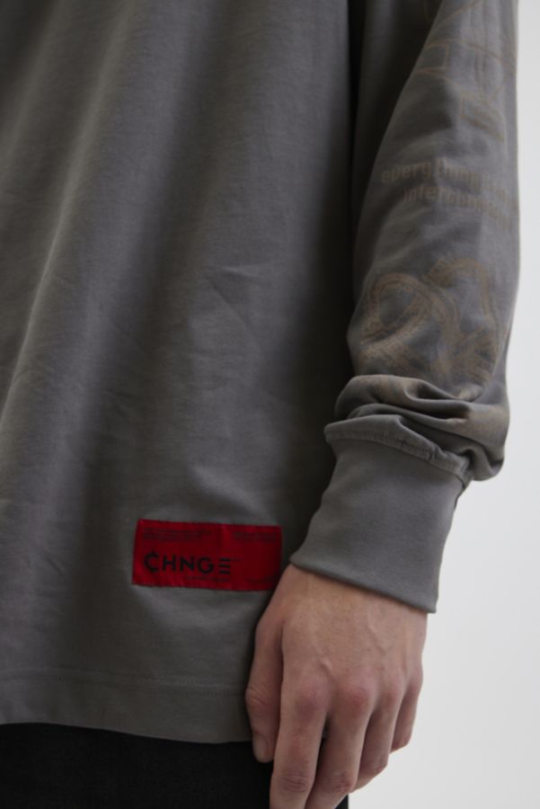 Slide View: 5: CHNGE UO Exclusive Interconnected Long Sleeve Graphic Tee