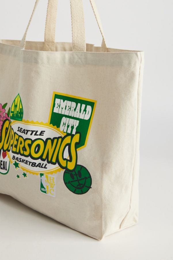 Slide View: 3: Mitchell & Ness NBA Patch Tote Bag