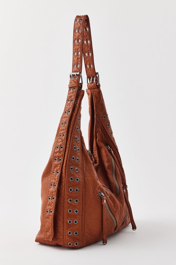 Slide View: 3: Silence + Noise Zipper Hobo Bag