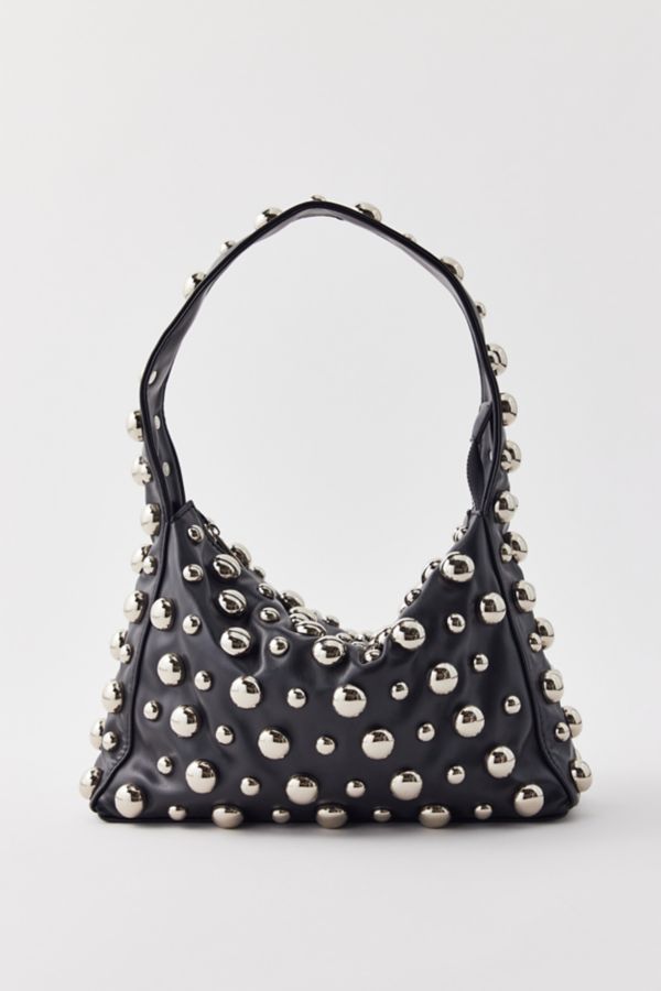 Slide View: 2: Silence + Noise Mona Studded Shoulder Bag