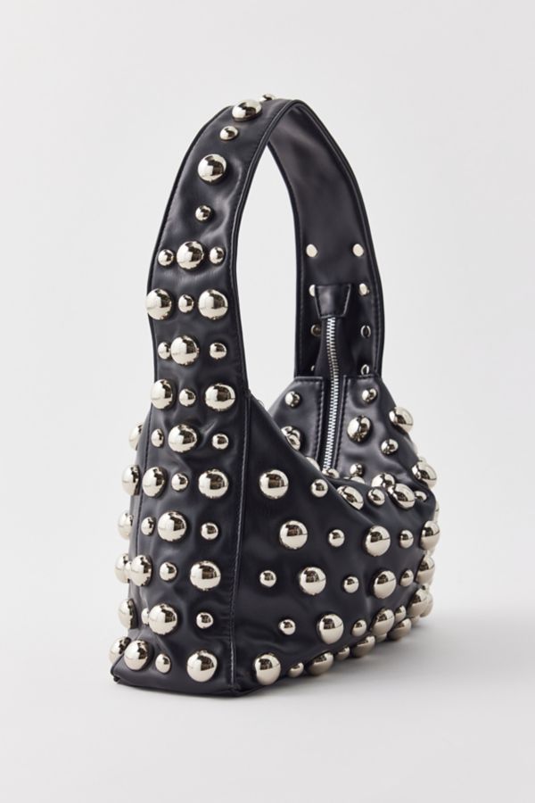 Slide View: 3: Silence + Noise Mona Studded Shoulder Bag