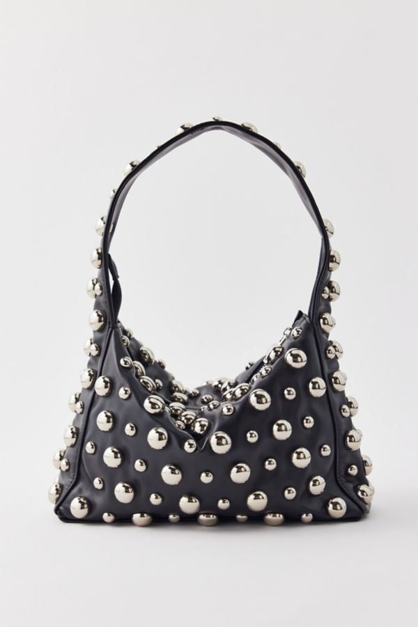 Slide View: 4: Silence + Noise Mona Studded Shoulder Bag