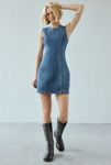 Thumbnail View 1: Tommy Jeans Rhinestone Embellished Denim Mini Dress