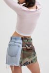 Thumbnail View 5: Urban Renewal Remade Spliced Camo & Denim Mini Skirt