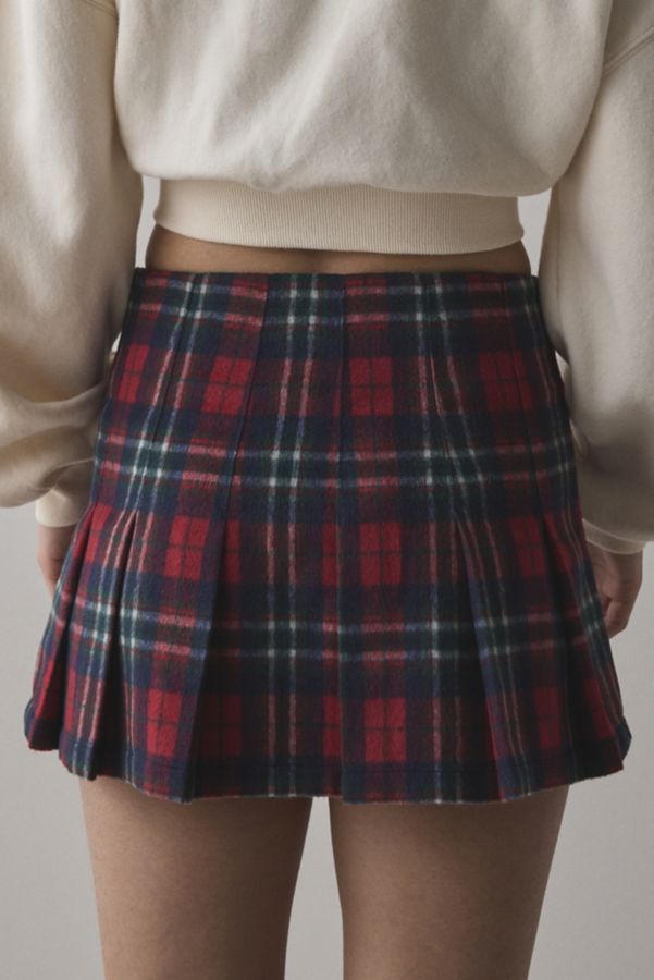 Slide View: 5: Tommy Jeans Plaid Pleated Mini Skirt