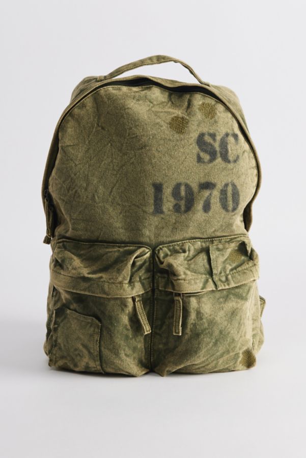 Slide View: 2: Standard Cloth Canvas Surplus Backpack