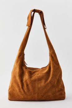 Slide View: 1: Kimchi Blue Bow Suede Hobo Bag