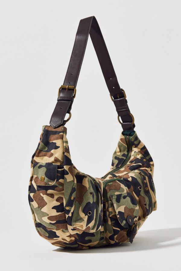 Slide View: 3: Sac Hobo en Toile à Poche BDG