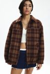 Thumbnail View 2: BDG Harrington Check Plaid Fleece Shirt Jacket