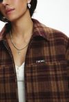 Thumbnail View 3: BDG Harrington Check Plaid Fleece Shirt Jacket