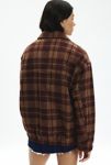 Thumbnail View 5: BDG Harrington Check Plaid Fleece Shirt Jacket