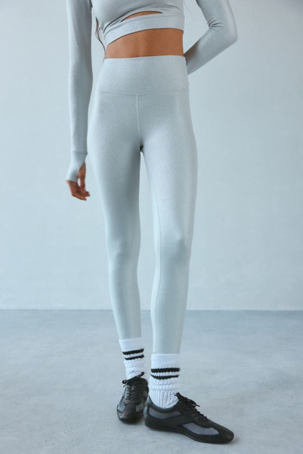 Slide View: 1: Beach Riot Piper Silver Shine Legging