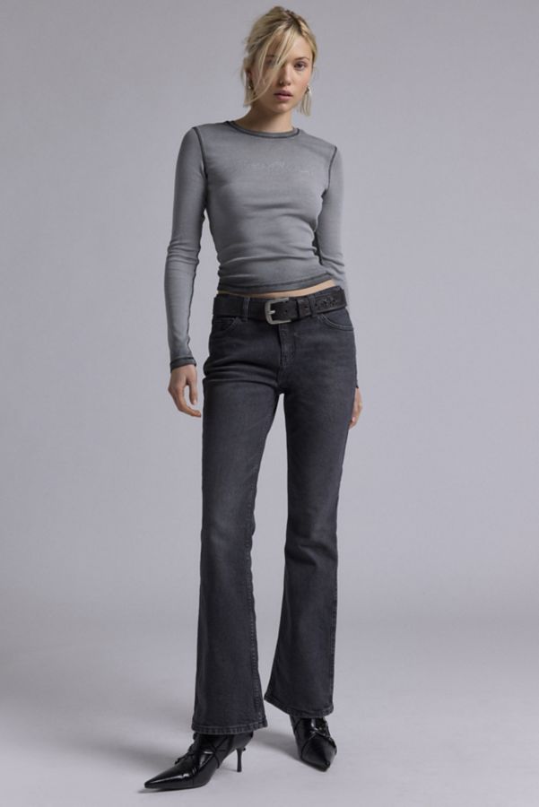 Slide View: 1: GUESS JEANS G09 Mid-Rise Bootcut Jean