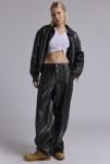 Thumbnail View 1: GUESS ORIGINALS Faux Leather Patch Pocket Wide Leg Pant