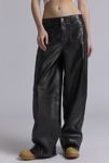 Thumbnail View 2: GUESS ORIGINALS Faux Leather Patch Pocket Wide Leg Pant