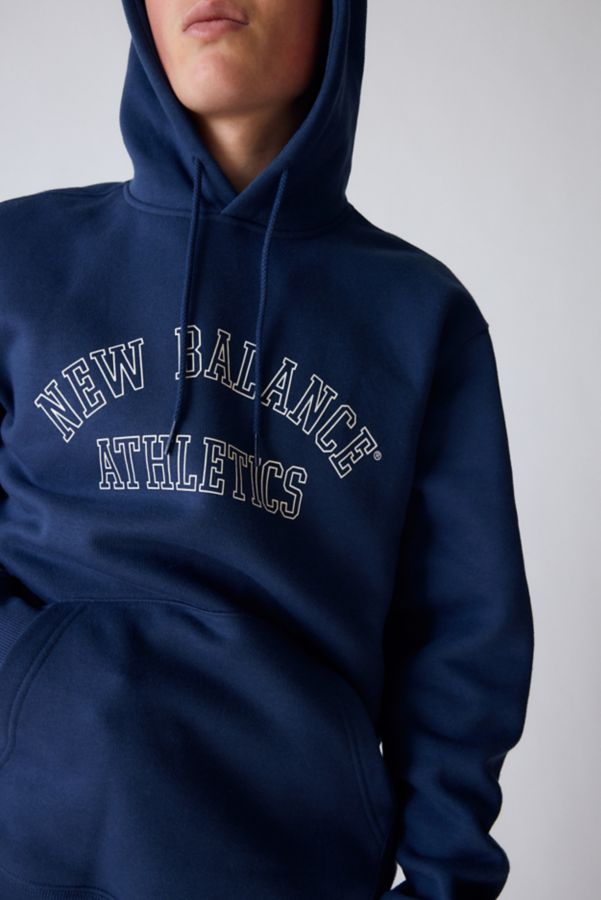 Slide View: 4: New Balance Athletics Logo Graphic Hoodie Sweatshirt