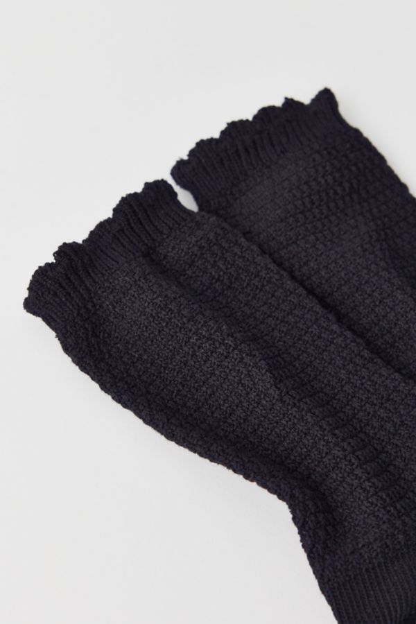 Slide View: 2: Lightweight Waffle Slouch Sock