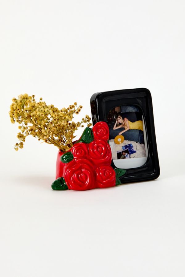 Slide View: 4: Roses INSTAX MINI Picture Frame Vase