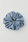 Thumbnail View 2: Denim Frayed Flower Scrunchie