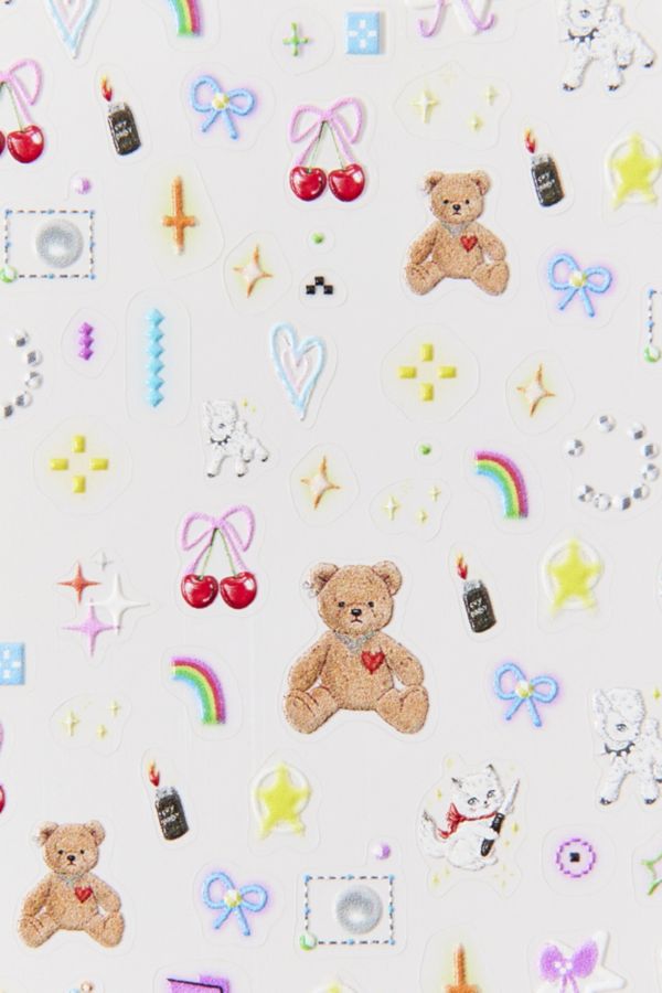 Slide View: 1: Never Have I Ever Nail Sticker Set