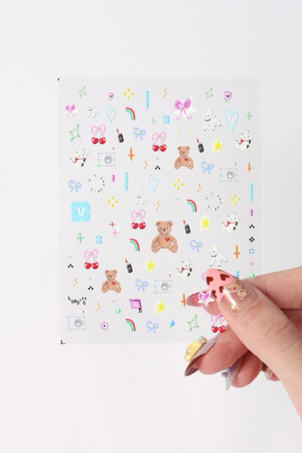 Slide View: 3: Never Have I Ever Nail Sticker Set