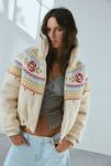 Thumbnail View 1: BLANKNYC Aspen Fairisle Piled Fleece Jacket