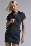 Thumbnail View 3: GUESS ORIGINALS Utility Zip Denim Mini Dress