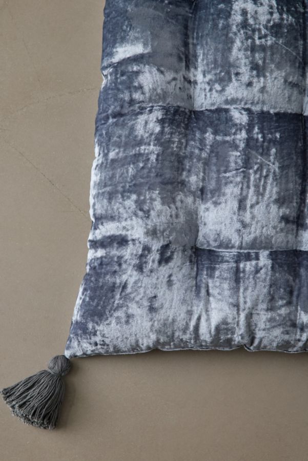 Slide View: 3: Nirvana Velvet Floor Cushion