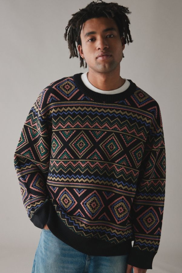 Slide View: 1: The Critical Slide Society Trader Crew Neck Sweater