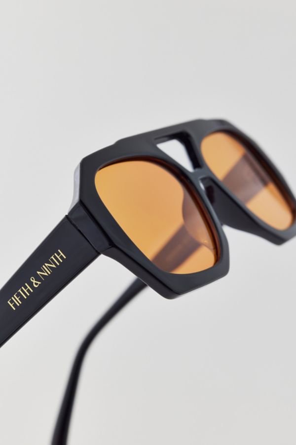 Slide View: 2: Fifth & Ninth Ryder Aviator Sunglasses