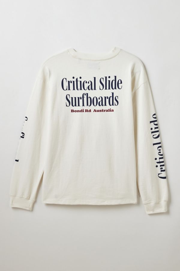 Slide View: 2: Le T-shirt à Manches Longues Graphique Offset The Critical Slide Society