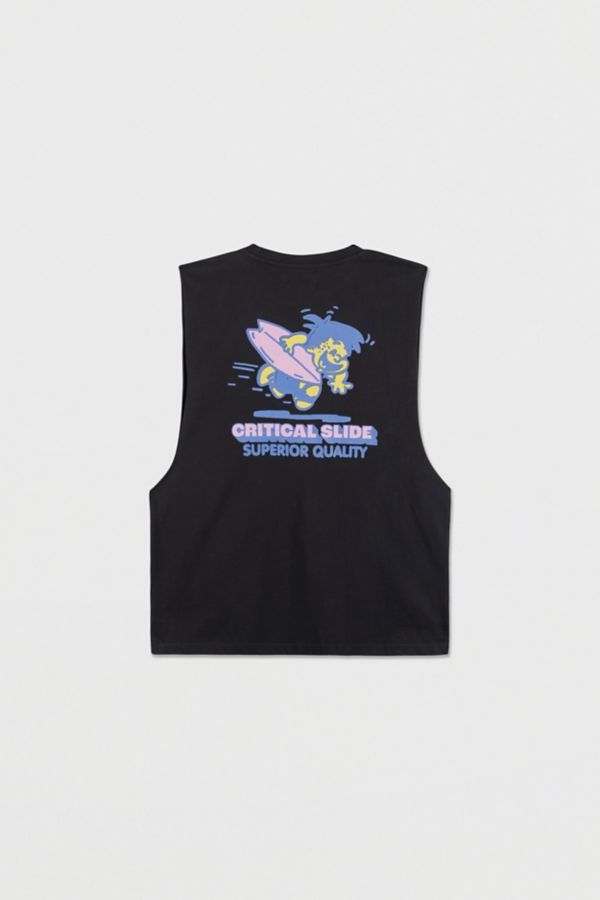 Slide View: 2: The Critical Slide Society Grom Graphic Sleeveless Muscle Tee