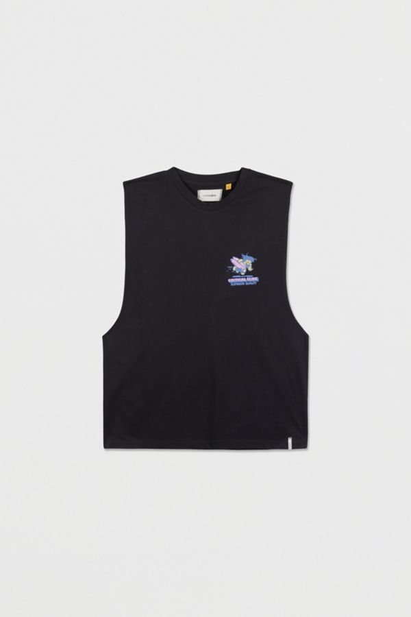 Slide View: 1: The Critical Slide Society Grom Graphic Sleeveless Muscle Tee